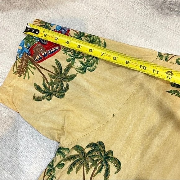 Pineapple Connection Men’s Vintage Hawaiian T Shirt Retro Car Palm Trees Size L - Picture 11 of 15